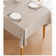 thumbnail image 2 of Nvzi Mantel de tela - 55*71 pulgadas, rectangular, para interiores y exteriores, de suave algodón y lino, color verde, 1 pieza, ideal para comer en casa, reuniones en el patio y uso diario., 2 of 5