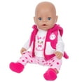 thumbnail image 3 of Eespoir Baby Dolls Clothes Outfits Casual Wear, Doll Clothes Set for 18 Inch Doll, Decorative Clothing Fabric for Playtime, Gift Idea, Themed Accessory(A), 3 of 5