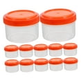 thumbnail image 6 of WHAMVOX  12 Pcs Container Portable Salad Dressing Condiment Bottles Travel, 6 of 8