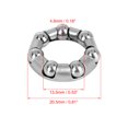 thumbnail image 3 of 4pcs Steel Ball Bearing Retainer 4/5" x 7 Balls for Bicycle Crank, 3 of 6
