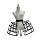 thumbnail image 2 of Skirt Skirt Ceticoat Dance Disfray Girls 4 Pannier Peticoat de aros para vestidos de graduación negro, 2 of 8