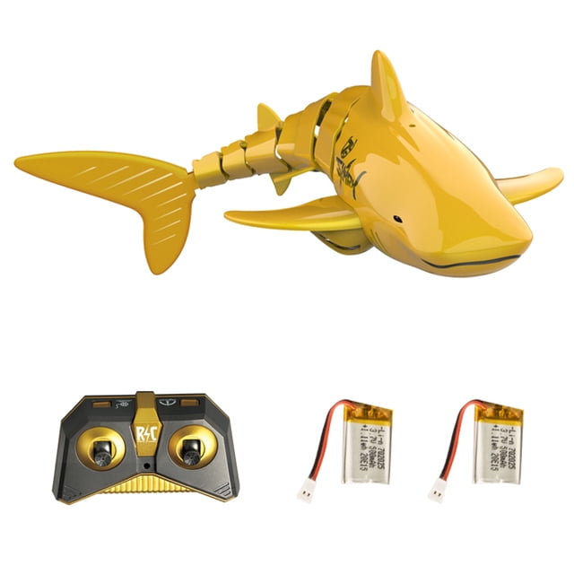 Mini Jouet Télécommandé Requin RC Jouet de Nage Bateau RC sous-Marin Bateau de Course Électrique Parodie