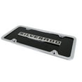 thumbnail image 3 of Chevrolet Silverado License Plate Kit (Chrome on Black), 3 of 3