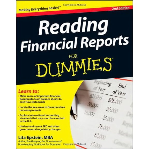 Reading Financial Reports For Dummies by Lita Epstein