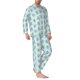 thumbnail image 2 of Fotbe Sea Turtle Pijama de Hombre con Estampado de Manga Larga, Conjunto de 2 Piezas, Ropa de Dormir Suave y Cómoda con Bolsillos-Small, 2 of 7