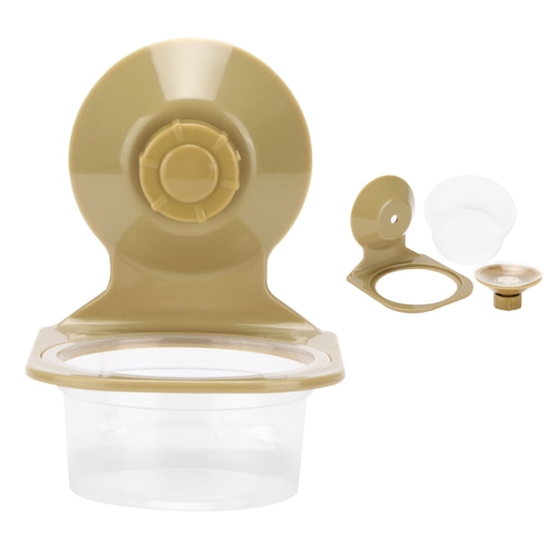 Cuenco Colgante Para Comida Para Serpientes, Lagartos, Ranas Con Cuernos, Opciones De Lavabo Simple/doble Con Diseño Transparente, Plástico Duradero