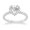 Heart Shape, variant on 2 Carat Lab 14K White Gold Synthetic Lab Grown Round Classic Halo IGI Certified Diamond Engagement Ring (1.5 Ct, H-I Color, VS1-VS2 Clarity Center)