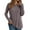 Khaki, variant on ZyeKqe Womens Long Sleeve Shirts Fall Winter Casual Crewneck Work Tops Loose Fitted Basic Tunic Blouses
