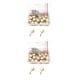 thumbnail image 2 of Matsuzay Colgadores para cuadros, gancho colgante de doble cabeza para uñas, póster, espejo, alfiler de joyería, herramienta doméstica de Cilindro de 25 piezas 2Conjunto, 2 of 6