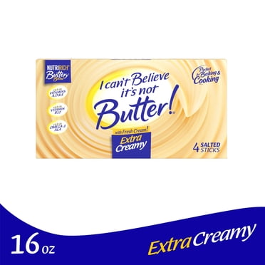 I Can’t Believe It’s Not Butter! Extra Creamy Sticks, 16 oz 4 Sticks