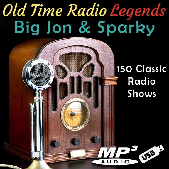 Old Time Radio Legends Big Jon & Sparky Show 150 Shows on USB Flash Drive