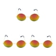 thumbnail image 2 of Sonducket Gafas de sol Práctico portátil Diseño único Colores surtidos Gafas de sol De moda para hombre Mujer Dorado, Púrpura Dorado, Púrpura 3piezas Sonducket CBP385872, 2 of 6