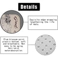 thumbnail image 7 of 4PCS Mid Century Shower Curtain Set, Green Gold Leaves Abstract Arch Sun Minimalist Modern Geometric Aesthetic Boho Bathroom Decor, Waterproof Fabric Shower Curtain, Non-slip Bath Mat, 7 of 7