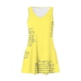 thumbnail image 4 of Summer Plus Size Dresses for Women 2024 Comfort Pocket Printing Sleeveless V-Neck Dress, 4 of 5