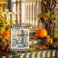 thumbnail image 5 of Fall for Jesus He Never Leaves Garden Flag, Religious Cross Autumn Pumpkin Gourd Decorative Yard Outdoor Home Small Decor, Thanksgiving Maple Leaf Plaid Farmhouse Outside House Decoration 12.5x18, 5 of 6