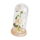 thumbnail image 4 of Regalos de San Valentín para ella: flores preservadas iluminadas, decoración creativa para el hogar blanco con base de madera, 4 of 9