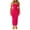 Rose Red, variant on Women Sexy Strapless Maxi Tube Dress Off Shoulder Bodycon Long Dress Cut Out Y2K Party Clubwear