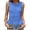 Blue, variant on Sleeveless Women Crochet Casual Knit Tank Tops Sweater Vest