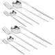 thumbnail image 5 of FELTECHELECTR 1 juego de cubiertos para carne, vajilla de acero inoxidable, tenedor, cuchara, cortador, tenedor de postre, cuchara, 5 of 6