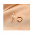 thumbnail image 3 of Aretes Con Diamante Hexagonal Elegante, 3 of 4