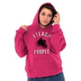 thumbnail image 3 of Flash People Photography Funny Saying Unisex Plus Fleece Graphic Hoodie Brisco Brands 5X, 3 of 5