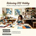 thumbnail image 6 of KRONDO DIY Fabric Art Kit, No-Sew Craft with Wooden Frame & Tucking Tool for Wall Decor & Relaxing Hobby, 6 of 6
