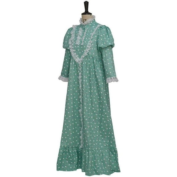 Women’s Regan Teresa MacNeil Style Dress Puffy Floral Nightgown Elegant Outfit