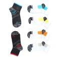 thumbnail image 4 of Calcetines deportivos hasta el tobillo, 6 pares de calcetines deportivos cortos de compresión hasta el tobillo, calcetines deportivos de corte bajo, elaborados por expertos, 4 of 9