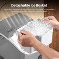 thumbnail image 2 of Havato Pro Nugget Ice Maker, Portable Countertop Machine for Chewable Crushed Ice | 34Lbs/24H, Self-Cleaning, Quiet & Compact (Sleek Grey), 2 of 6