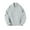#376-Gray, variant on Men's Zip-Up Hoodie Solid Color Contrast Long Sleeve Casual Outerwear Streetwear Urban Style