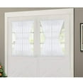 thumbnail image 3 of 2 Cortinas Blancas para Puertas Francesas, Cortinas para Tratamiento de Ventanas, Paneles para Cocina, Dormitorio Soledad Panel de cortinas de puertas francesas, 3 of 10