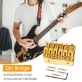 thumbnail image 4 of Sistema de puente de 6 cuerdas de 65 mm, piezas de puente de guitarra eléctrica para ST TL (dorado) Likrtyny Para estrenar, 4 of 9