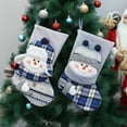 thumbnail image 5 of Christmas Indoor Decorations, Hwkond Christmas Knitted Bags, Fabric Christmas Decorative Socks, Three-dimensional Snowman Decorative Gifts, Candy BagsUp to 60% Off Clearance Sale, 5 of 7