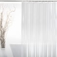 thumbnail image 3 of AUQ 2026 New Shower Curtain Liners Mildew Resistant 12 Gauge Shower Curtain Shower Liner Clear Shower Curtain Liner Long 72" X 84" for Bathroom,Shower,Home,Hotel,Guest Bath, 3 of 7