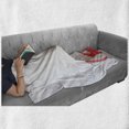 thumbnail image 5 of Poodle Soft Flannel Fleece Throw Blanket, Pet Animal in a Bucket Posing Puppy Eyes, Cozy Plush for Indoor and Outdoor Use, 50" x 60", Pale Taupe White, by Ambesonne, 5 of 5