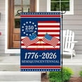 thumbnail image 2 of 250 Anniversary USA Flag Garden Flag 776-2026 Patriotic 250 Years Banner 4th of July Yard Sign Double-Sided Waterproof Garden Flag 12x18 Inch C, 2 of 7