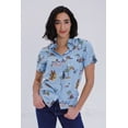 thumbnail image 5 of Star Wars Darth Vader Boba Fett Stormtrooper Womens Matching Family Hawaiian Button Down Shirt Women's Button Down Medium, 5 of 5