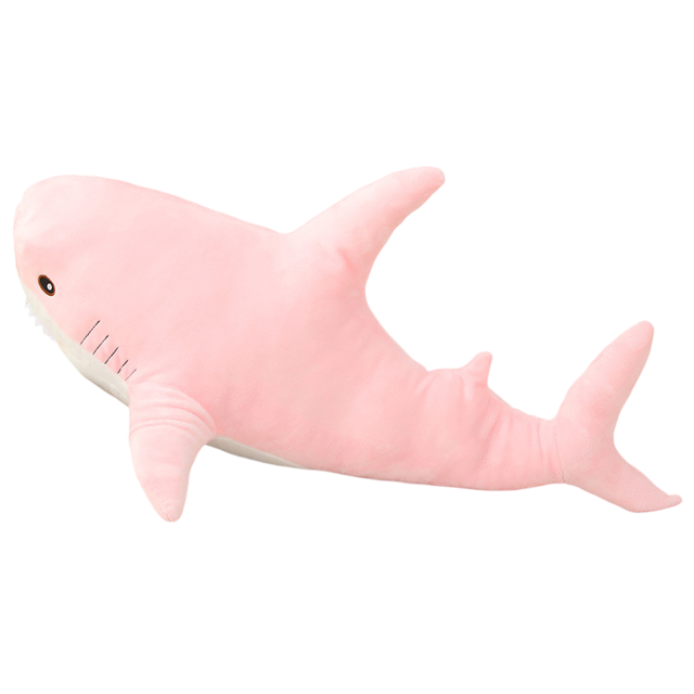 Oreiller Requin Jouet en Peluche Lit de Poupée Coussin de Sommeil Confortable et Mignon Coussin de Poupée Multicolore