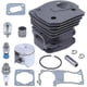 thumbnail image 3 of 44mm Cylinder Kit [piston Wastegate Spark Plug Fuel Filter Housing] Compatible With Husqvarna 350 346 Banmo, 3 of 4