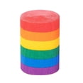 thumbnail image 2 of Dserhfy 32ft Rainbow Crepe Paper Streamers Colourful Crepe Paper Roll for Birthday Party Baby Shower Wedding Ceremony Festivals Decoration, 2 of 8