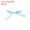 Light Blue, variant on Uxcell Satin Ribbon Bow, Mini Bows with Twist Ties for DIY Craft Gift Wrapping Treat Bags Wedding Birthday Party Decoration Pink