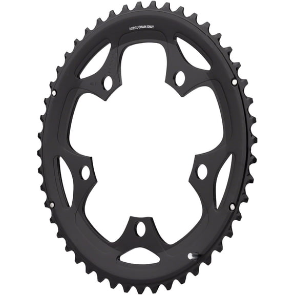 Shimano FC-R460 Chainring - 48t, 5-Bolt, 110 BCD, Black