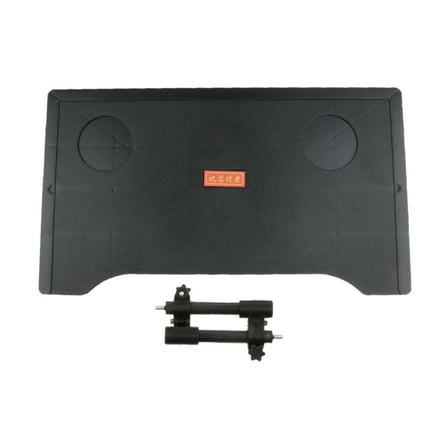 Wswqop Removable Wheelchair Lap Tray Table Board with 2 Cup Holder - 20.5 x 11.8 inch -