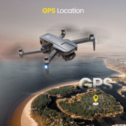 Holy Stone HS720R Drone with 4K EIS 3-Axis Gimbal Camera for Adults, GPS Auto Return, One-Key Takeoff, Brushless Motor, 5GHz Transmission 10000ft, Black