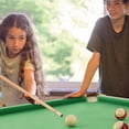 thumbnail image 2 of Costway 47" Folding Billiard Table Pool Game Table Indoor Kids w/ Cues Brush Chalk Green, 2 of 10