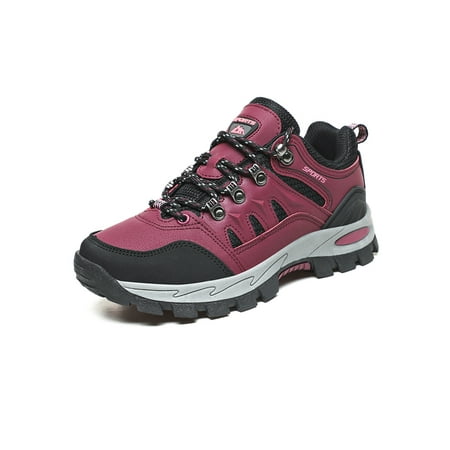 

Men s Women s Hiking Shoes Waterproof Lace Up Non Slip for Trekking Trail Backpacking Camping Adult