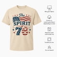 thumbnail image 5 of Spirit of 76 Patriotic Graphic T-Shirt, Unisex Classic Fit American Flag Tee, 5 of 9