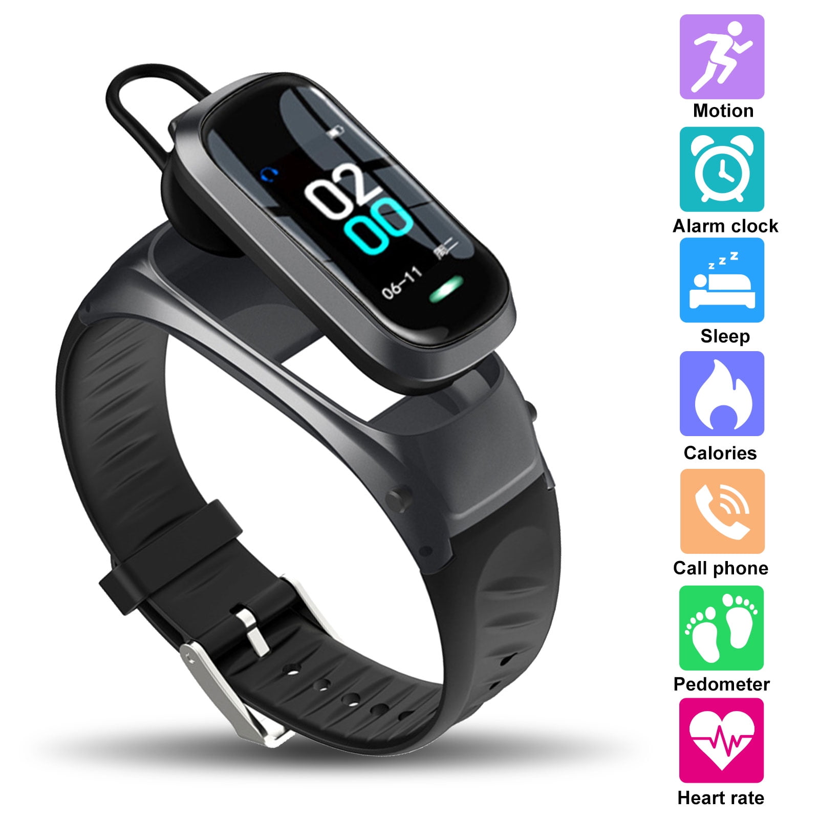 mobile watch with bluetooth headset