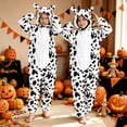 thumbnail image 2 of Ruyang Kids Plush Hooded Jumpsuit Dog Long Sleeve Jumpsuit Plush Dress Up Wear Fall Winter Clothes for Boys Girls, 2 of 4