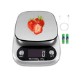 thumbnail image 2 of Bascula Digital Pesar Alimentos Máxima De 10kg+función De Tara De Medida Balanza Multifuncional Alimentos Incluye 2 Pilas Aaa Y, 2 of 5